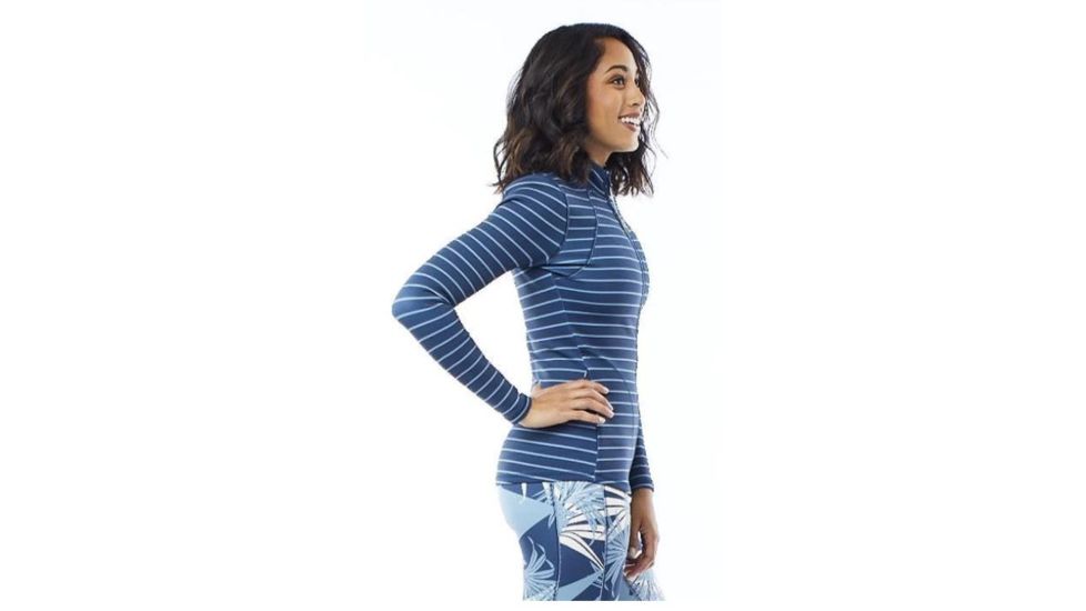 Carve Designs Stella Duckdive Zip Up Jacket - Womens, Dusk Mariner, Extra Large, RGDD25-509-XL