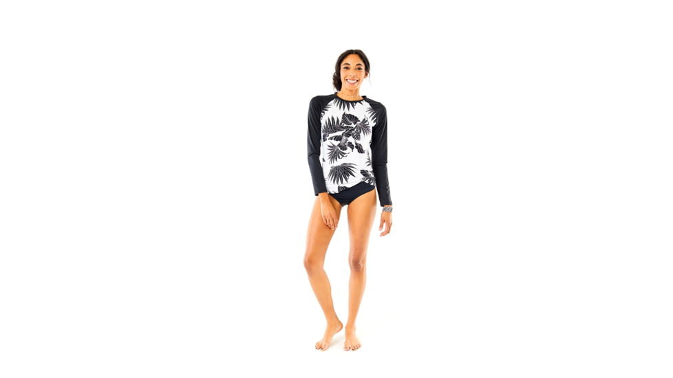 Carve Designs Sunset Rashguard - Womens, Tropics, Extra Large, RGSU14-028-XL
