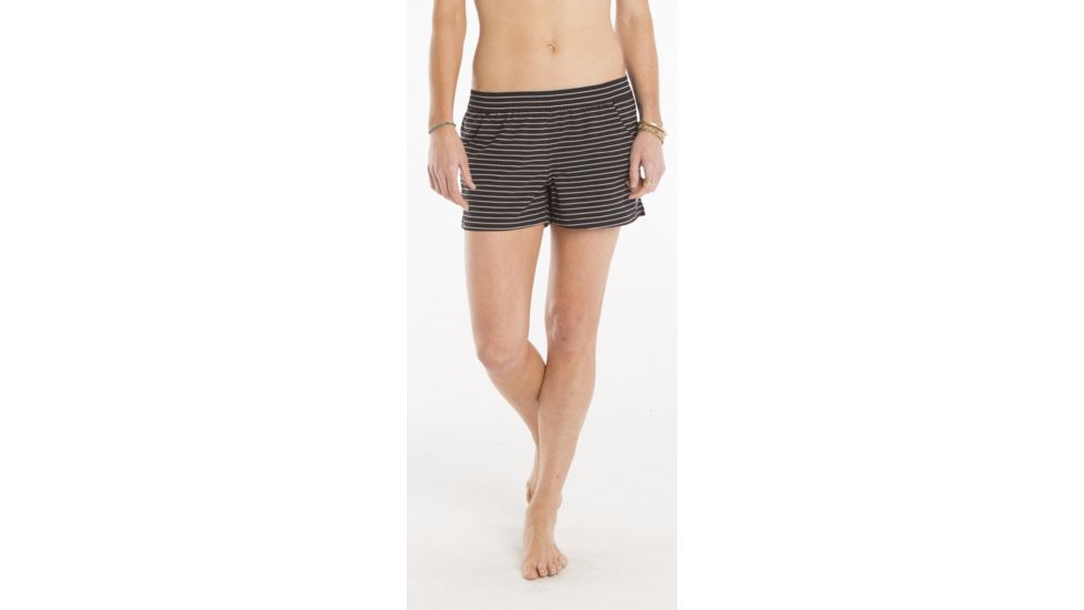 Carve Designs Surfsup Short - Women's-Black Aruba Stripe -4
