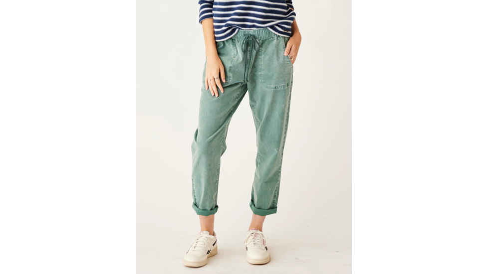 Carve Designs Zoe Twill Pant - Womens, Forest, Small, PTCG10-326-SM
