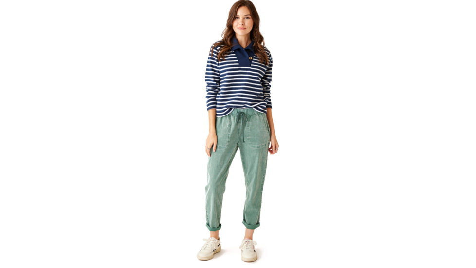 Carve Designs Zoe Twill Pant - Womens, Forest, Small, PTCG10-326-SM