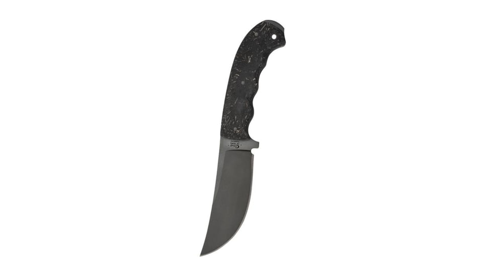 Case Winkler Fixed Blade Knife, 4.5in, 80CRV2, Hambone Blade, Caswell Finish, Winkler Black Textured Rubber Handle, Case Winkler Hambone, 43178