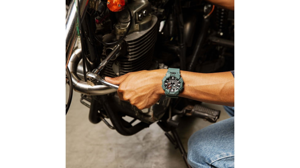 Casio G-Shock Mens Analog-Digital Movement Watch, 55 mm Case Diameter, Resin, Blue, Bio-based Resin, GA-010-2ACR