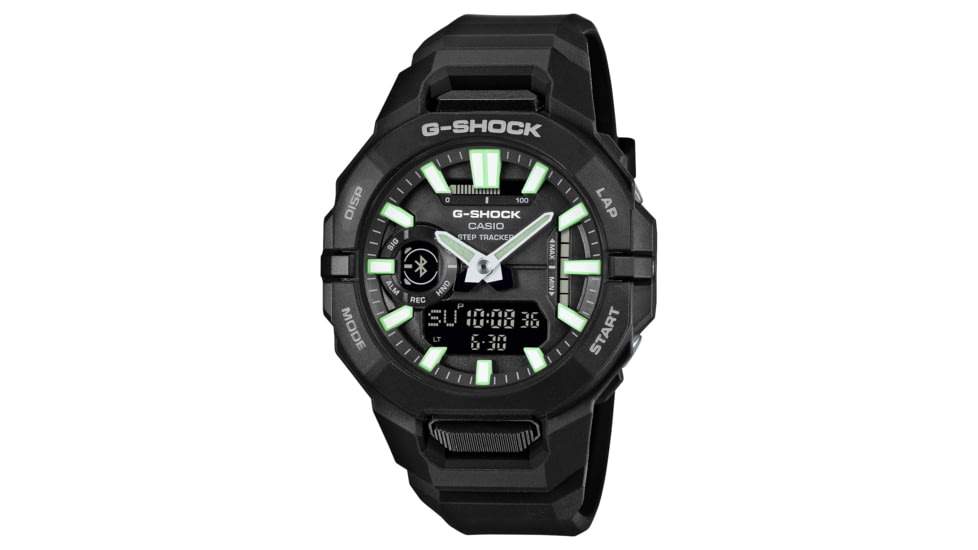 Casio G-Shock Mens Move Analog-Digital Watch w/Bluetooth Connect/Step Tracker, 49 mm Case Diameter, Resin, Black, Bio-based Resin, GBA-950-1ACR
