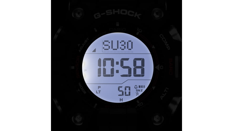 Casio G-Shock Mudman Triple-Sensor Solar Power Watch - Mens, Black, GW9500-1