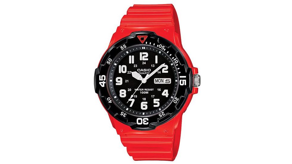 Casio Outdoor Analog Sports Watch, Red MRW200HC-4BV