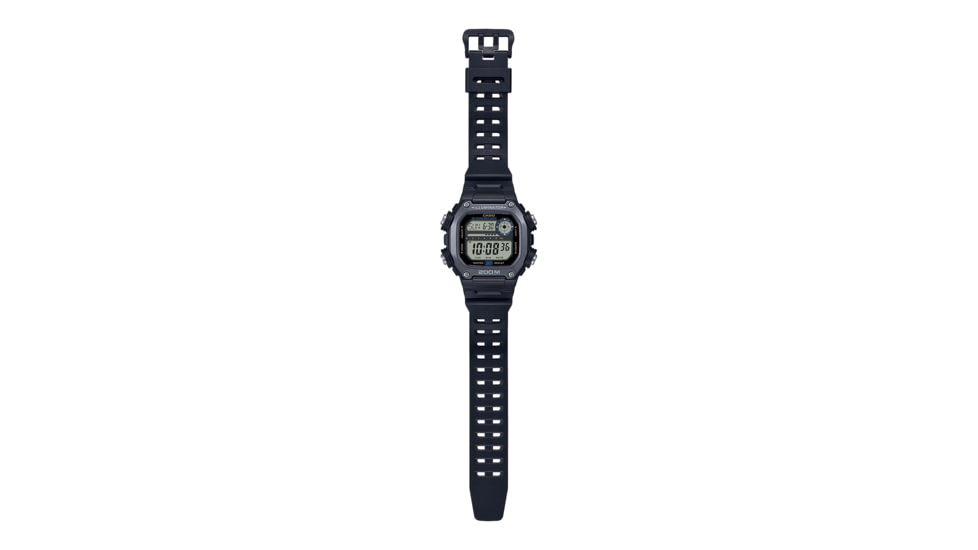 Casio Outdoor Digital Watch w/200 Meter WR, World Time, 10-Year Battery and Resin Strap - Mens, Black, One Size, DW-291HX-1AV