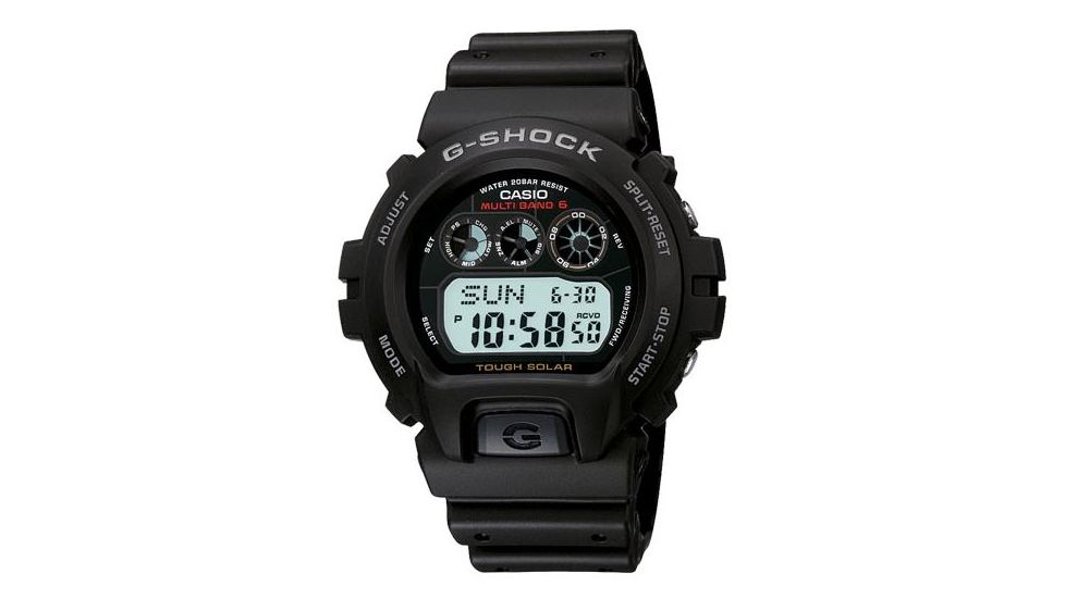 Casio Outdoor G-Shock Outdoor Watch with Solar Atomic Timekeeping System, Black GW6900-1