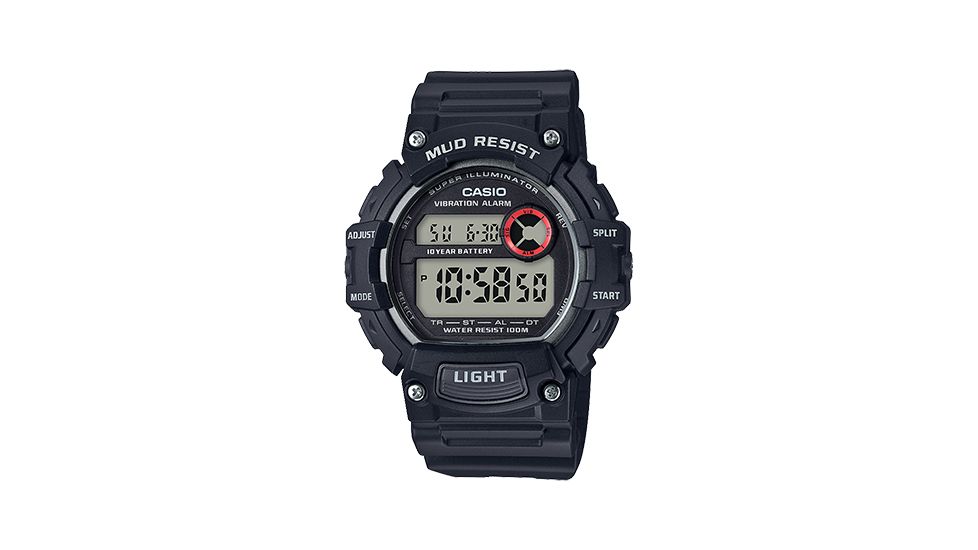 Casio Outdoor Digital MUD Resistant Resin Watch - Men's, Black, One Size, TRT-110H-1AVCF