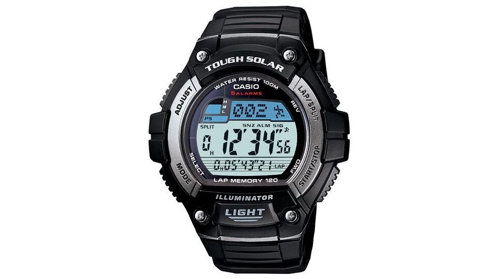 Casio Outdoor SPORT DIGITAL - ATOMIC TIME, Black WS220-1A