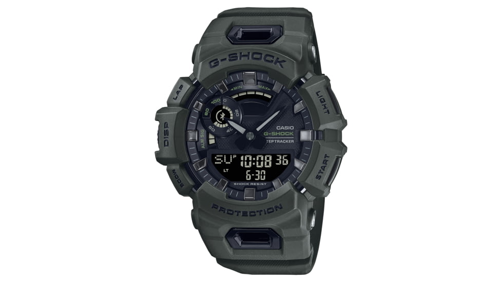 Casio Tactical G-Shock Move Analog-Digital Step-Tracker Watch, Green, One Size, GBA900UU-3A