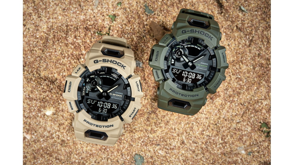Casio Tactical G-Shock Move Analog-Digital Step-Tracker Watch, Tan, One Size, GBA900UU-5A