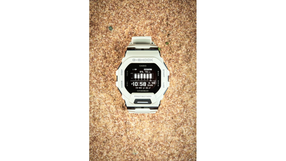 Casio Tactical G-Shock Move Step Tracker Watch, White, One Size, GBD200UU-9