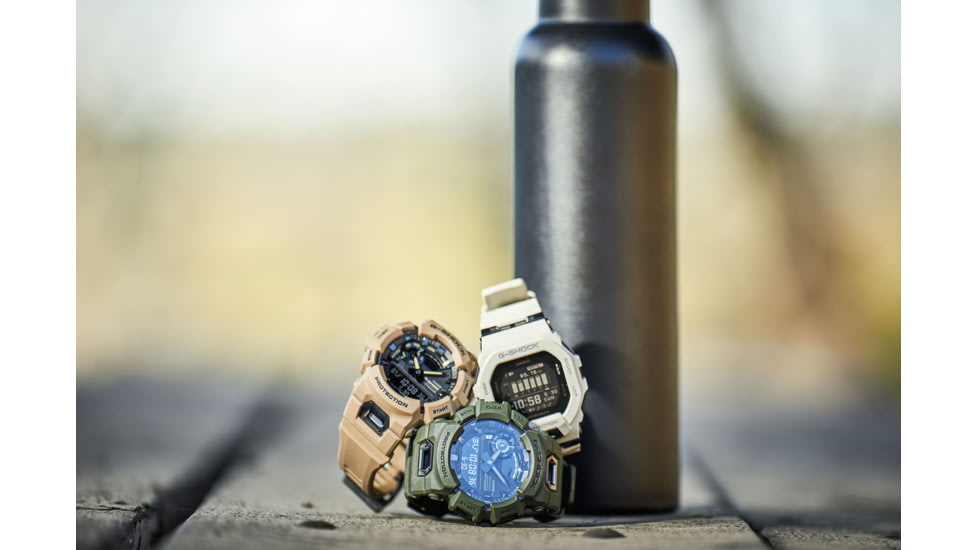 Casio Tactical G-Shock Move Step Tracker Watch, White, One Size, GBD200UU-9