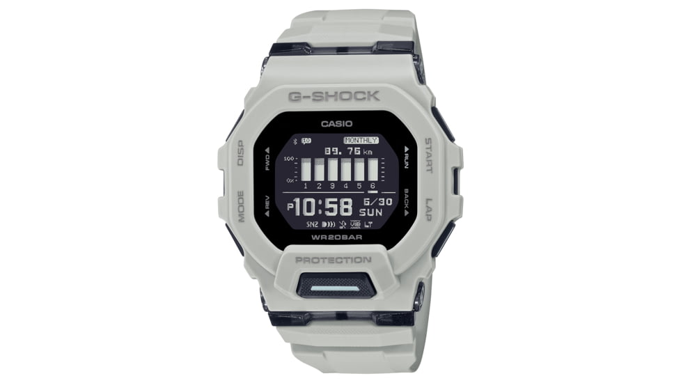 Casio Tactical G-Shock Move Step Tracker Watch, White, One Size, GBD200UU-9