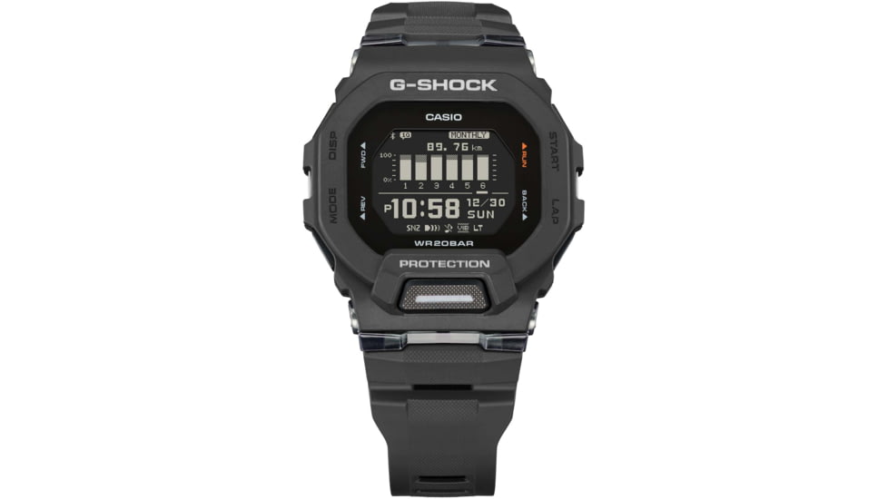 Casio Tactical G-Shock Move Step Tracker Watches, Black, GBD200-1