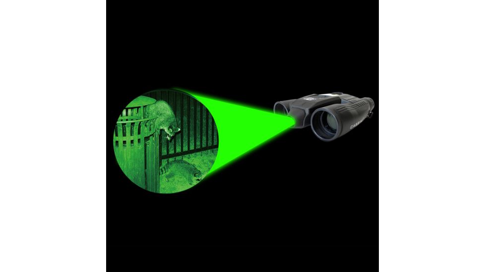 12x32mm Day/Night Green Laser Roof Prism Binocular and Case,Black