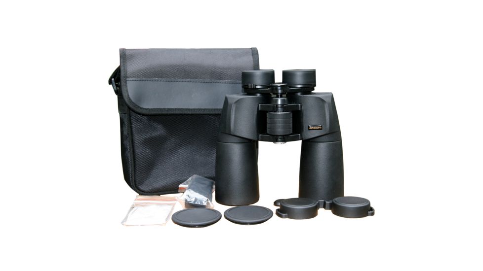 12x50mm Waterproof Porro Prism Binocular and Case,Black