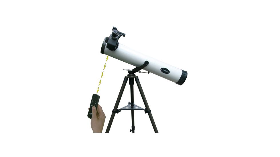 Cassini Telescope 800mm x 80mm with Electronic Focus and Solar Filter, White, NSN N, C-80EFSSF