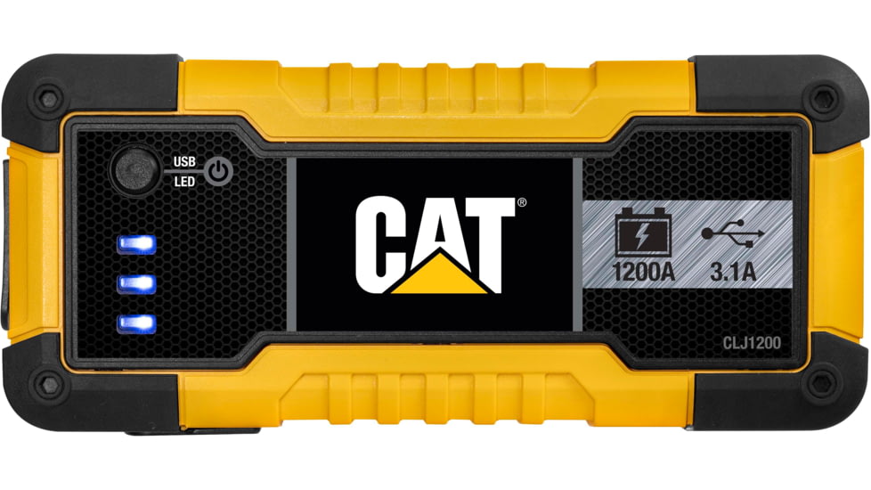 CAT 1200 Peak Amp Jump Starter With USB Power Station, Yellow/Black, CLJ1200