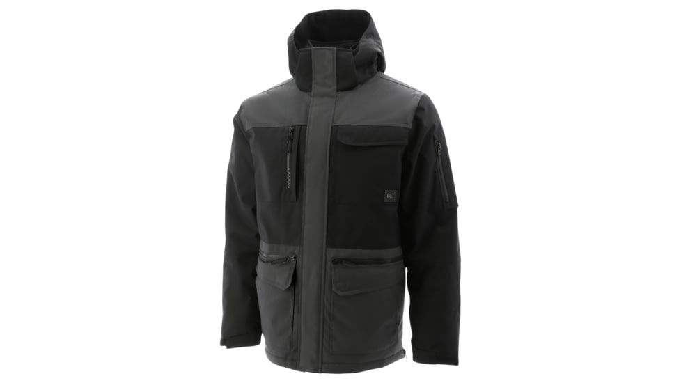 Caterpillar Insulated Work Parka - Men's, 2XL, Magnet/Black, 1040001-12976-2XL