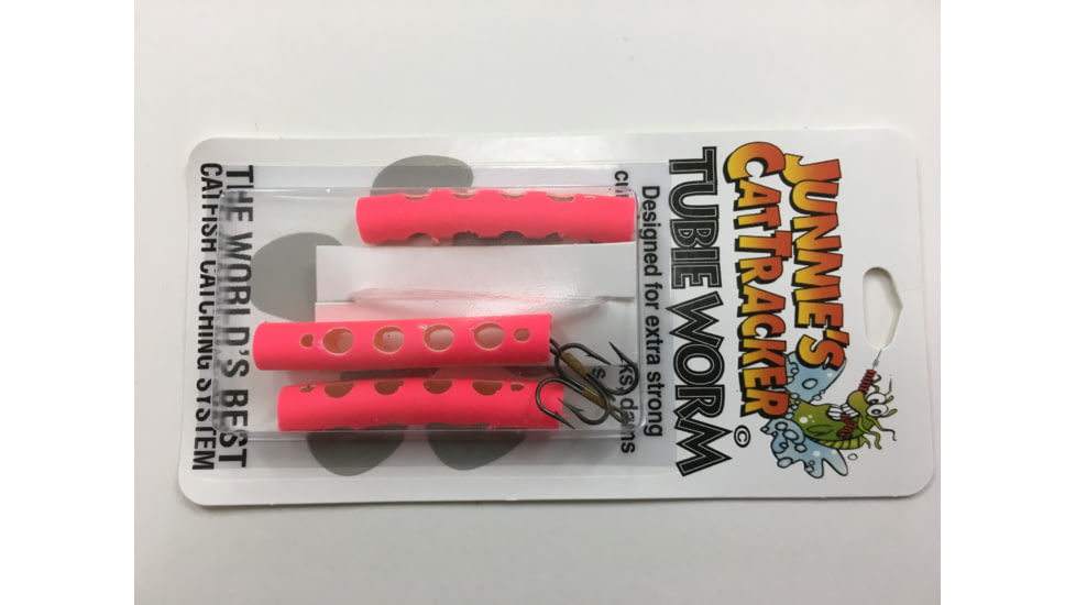 Cat Tracker Tubie Worm, Hot Pink, 3 Pack, CTTU3HP