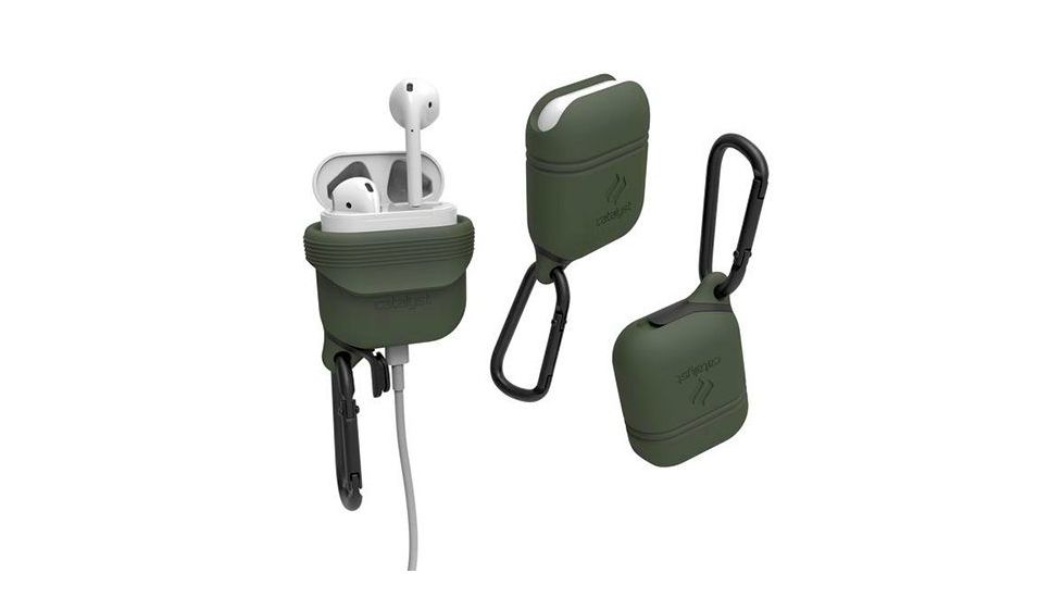 Catalyst Airpods Waterproof Case, Army Green, Army Green, Silicone, 1 Year Mfg Warranty, CAT-01276