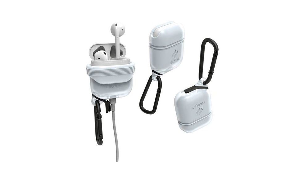 Catalyst Airpods Waterproof Case, Frost White, Frost/White, Silicone, 1 Year Mfg Warranty, CAT-01306