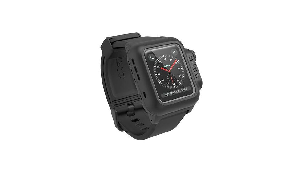 Catalyst Apple Watch Series 2/3 Waterproof Case, 38mm, Black, Black, CAT-02341