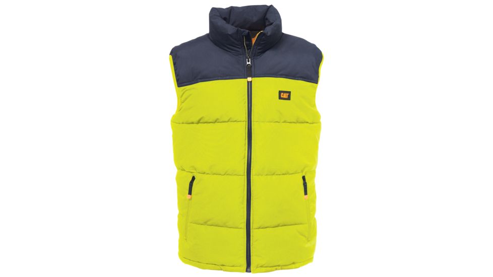 Caterpillar Arctic Zone Vest, HiVis Yellow/Navy, S, W12430-65N-S
