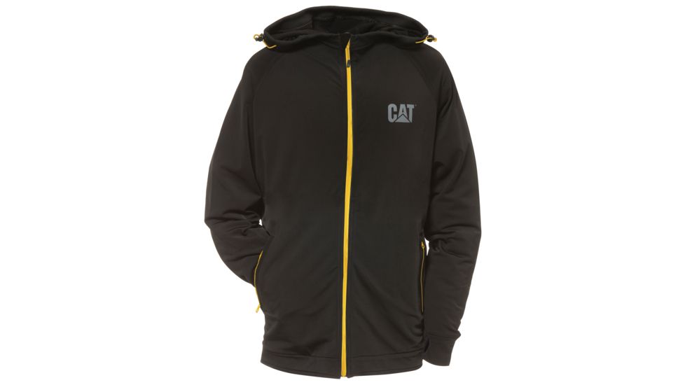 Caterpillar Contour Zip Up Sweatshirt, Black, Medium 1910006-016-M