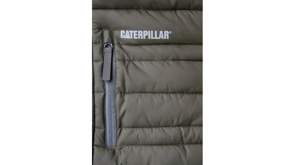 Caterpillar Defender Insulated Jacket, Army Moss, Medium 1310014-10639-M