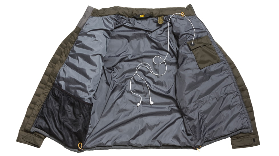 Caterpillar Defender Insulated Jacket, Army Moss, Medium 1310014-10639-M