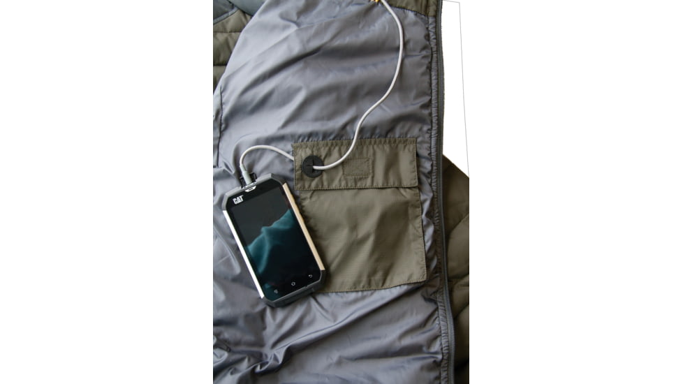 Caterpillar Defender Insulated Jacket, Army Moss, Medium 1310014-10639-M