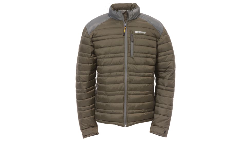 Caterpillar Defender Insulated Jacket, Army Moss, Medium 1310014-10639-M