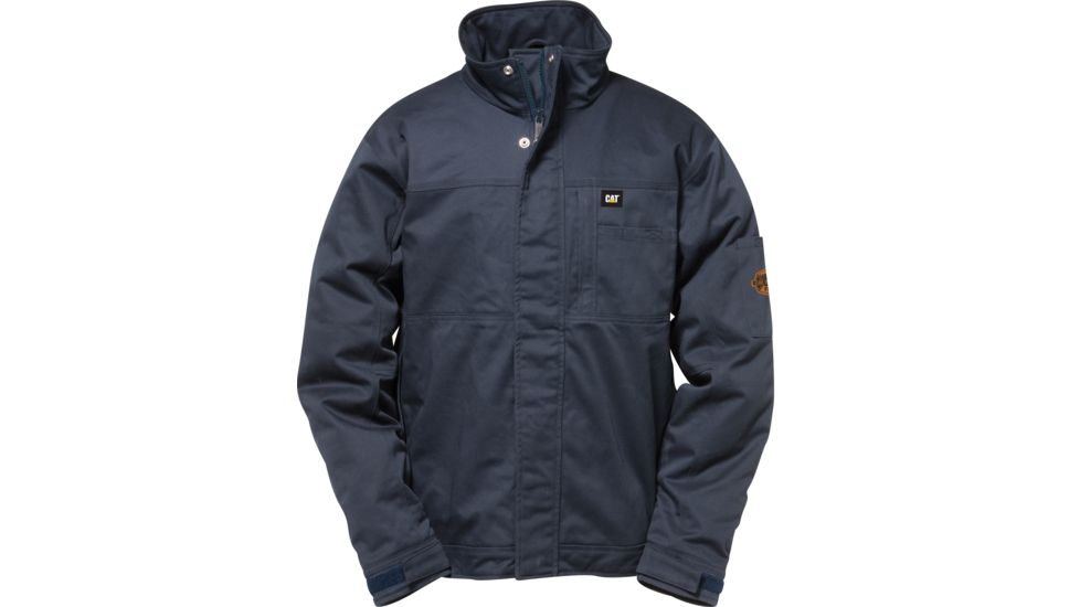 Caterpillar Flame Resistant Heavy Weight Insulated Jacket, FR Navy, 2XL 1310012-57E-2XL