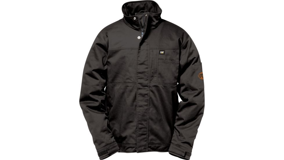 Caterpillar Flame Resistant Heavy Weight Insulated Jacket, FR Black, Large 1310012-95G-L