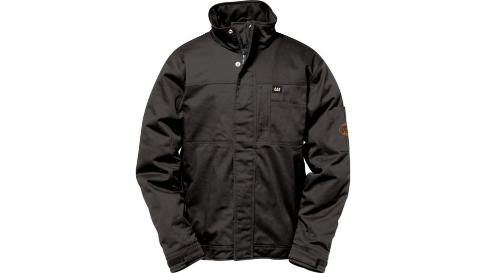 Caterpillar Flame Resistant Light Weight Twill Jacket, FR Black, 2XL 1310011-95G-2XL