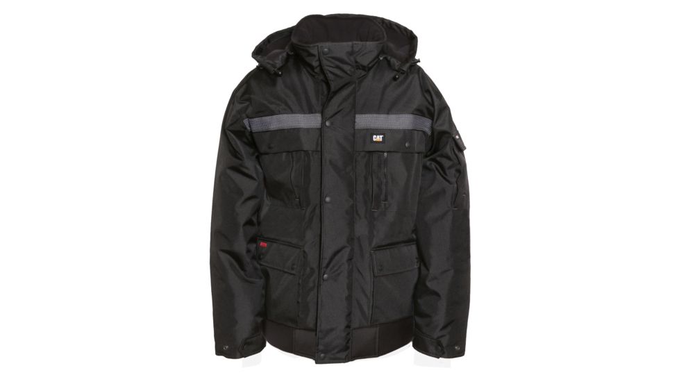 Caterpillar Heavy Insulated Bomber Jacket, Black, Medium 1310063-016-M