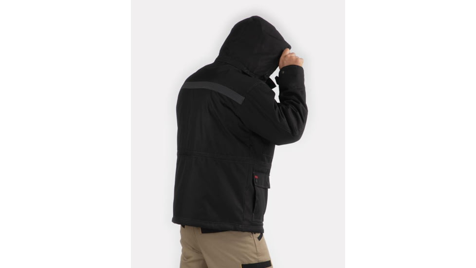 Caterpillar Heavy Insulated Parka - Men's, Black, Large, W11432-016-L