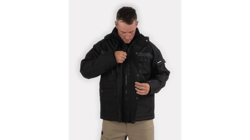 Caterpillar Heavy Insulated Parka - Men's, Black, Large, W11432-016-L