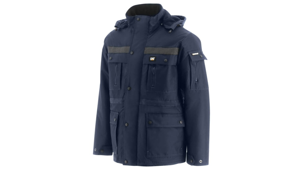 Caterpillar Heavy Insulated Parka - Mens, Navy, Medium, W11432-10564-M