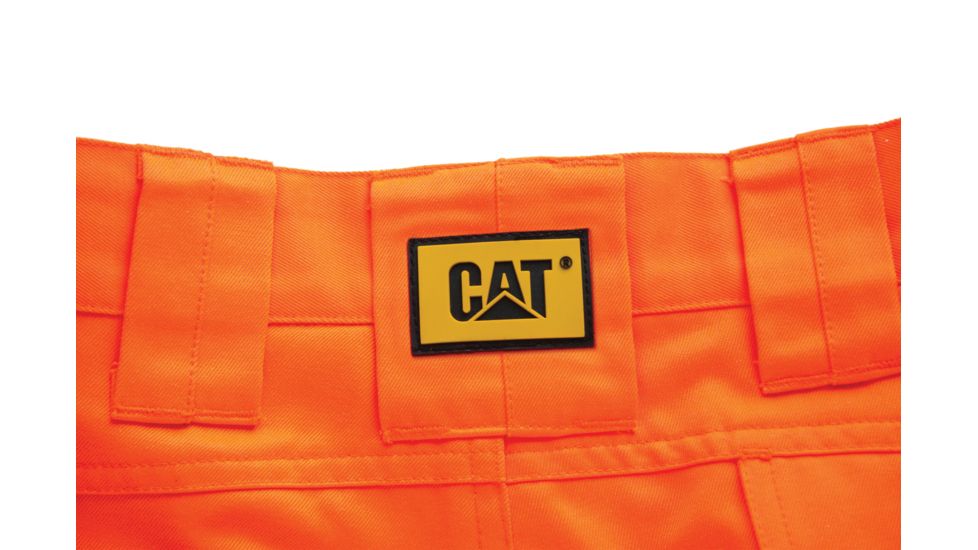 Caterpillar Hi-Vis Trademark Work Pant, Hi-Vis Orange-Black, 28/30 C172EHV-82F-28/30
