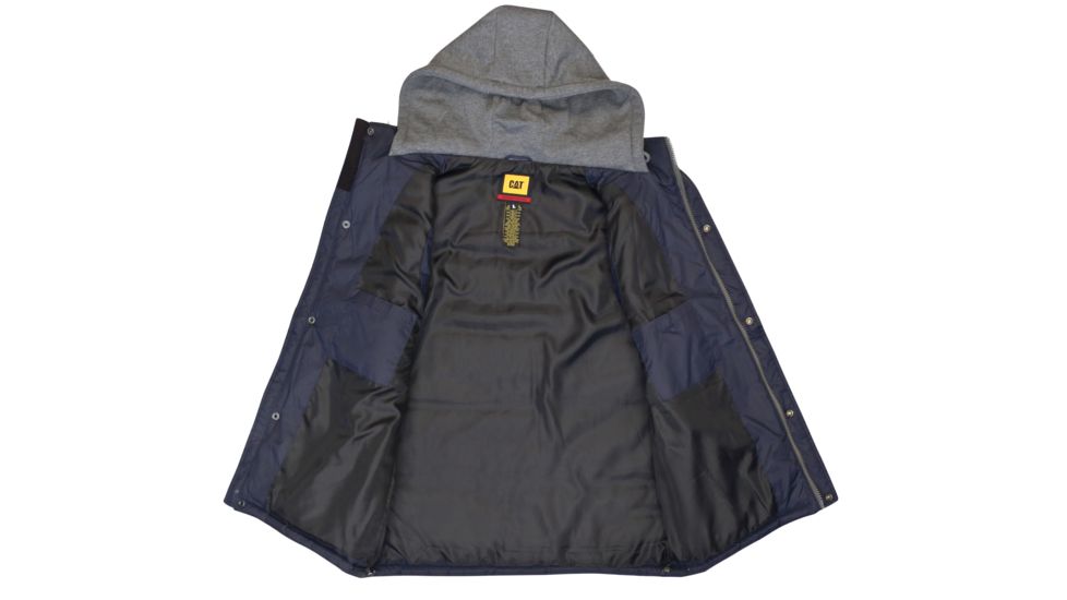 Caterpillar Hooded Work Vest, Navy, Medium 1320008-382-M