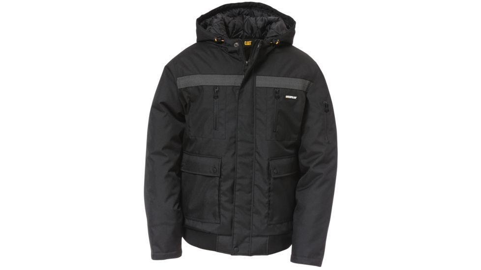 Caterpillar Instigator Bomber Jacket, Black, Medium 1310007-016-M