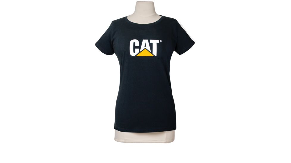 Caterpillar Logo T-Shirt, Black, Extra Small 1510548-016-XS