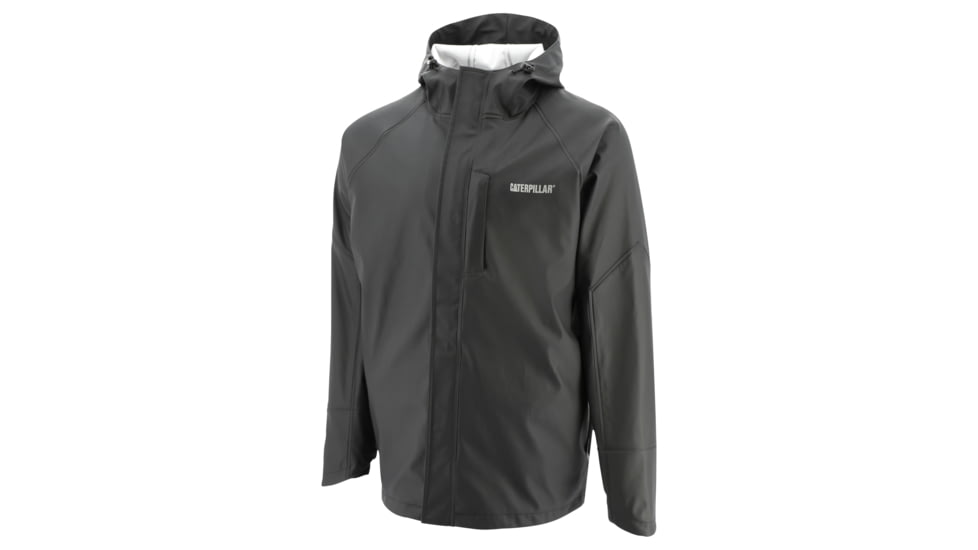 Caterpillar Longshore Rain Jacket - Men's, Extra Large, Black, 1310165-10158-XL