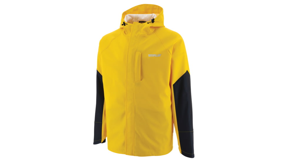 Caterpillar Longshore Rain Jacket - Men's, Extra Large, Yellow, 1310165-10937-XL