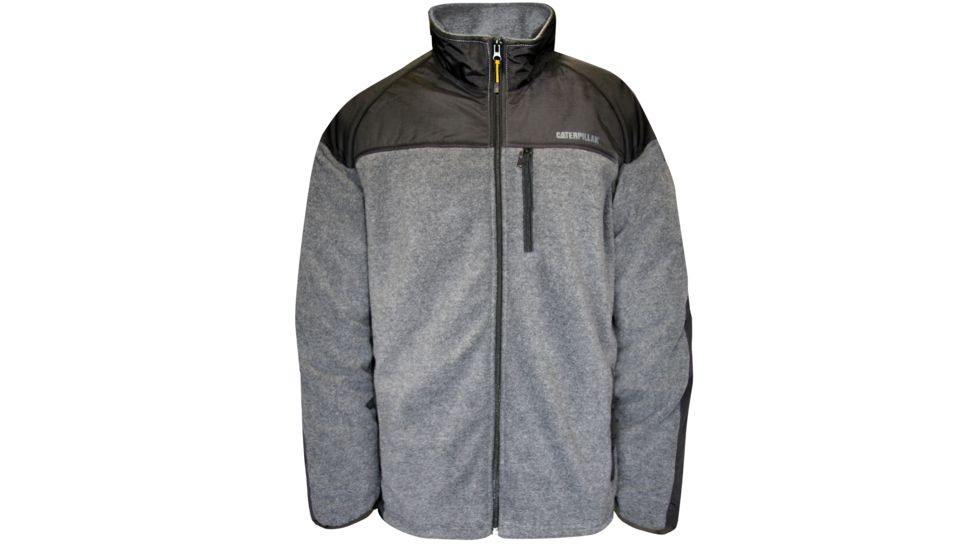 Caterpillar Momentum Fleece Jacket, Dark Heather Grey, Medium 1313092-004-M