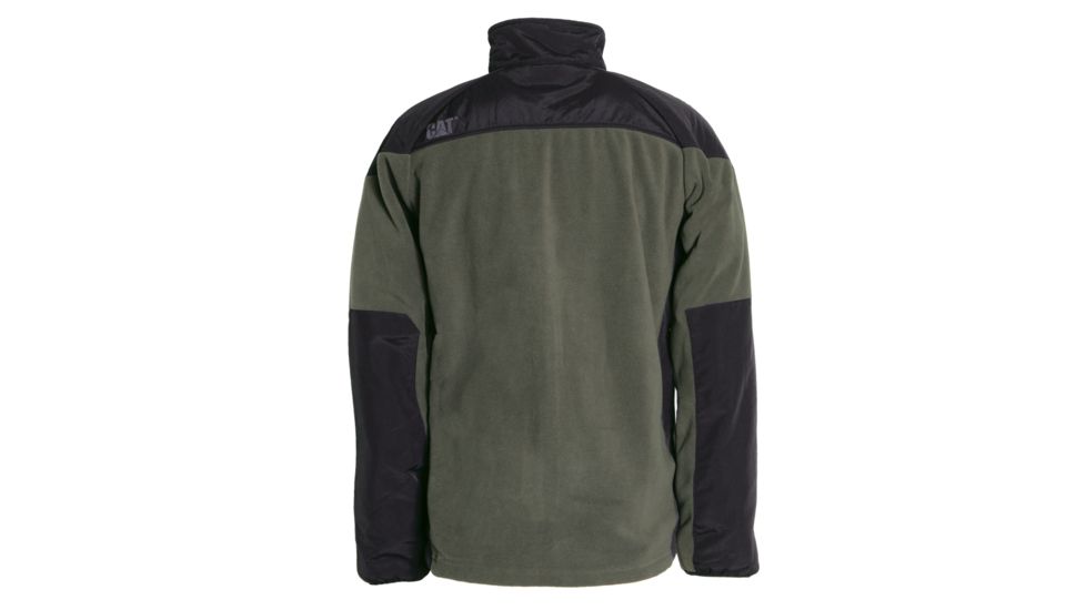 Caterpillar Momentum Fleece Jacket, Army Moss, Large 1313092-10639-L